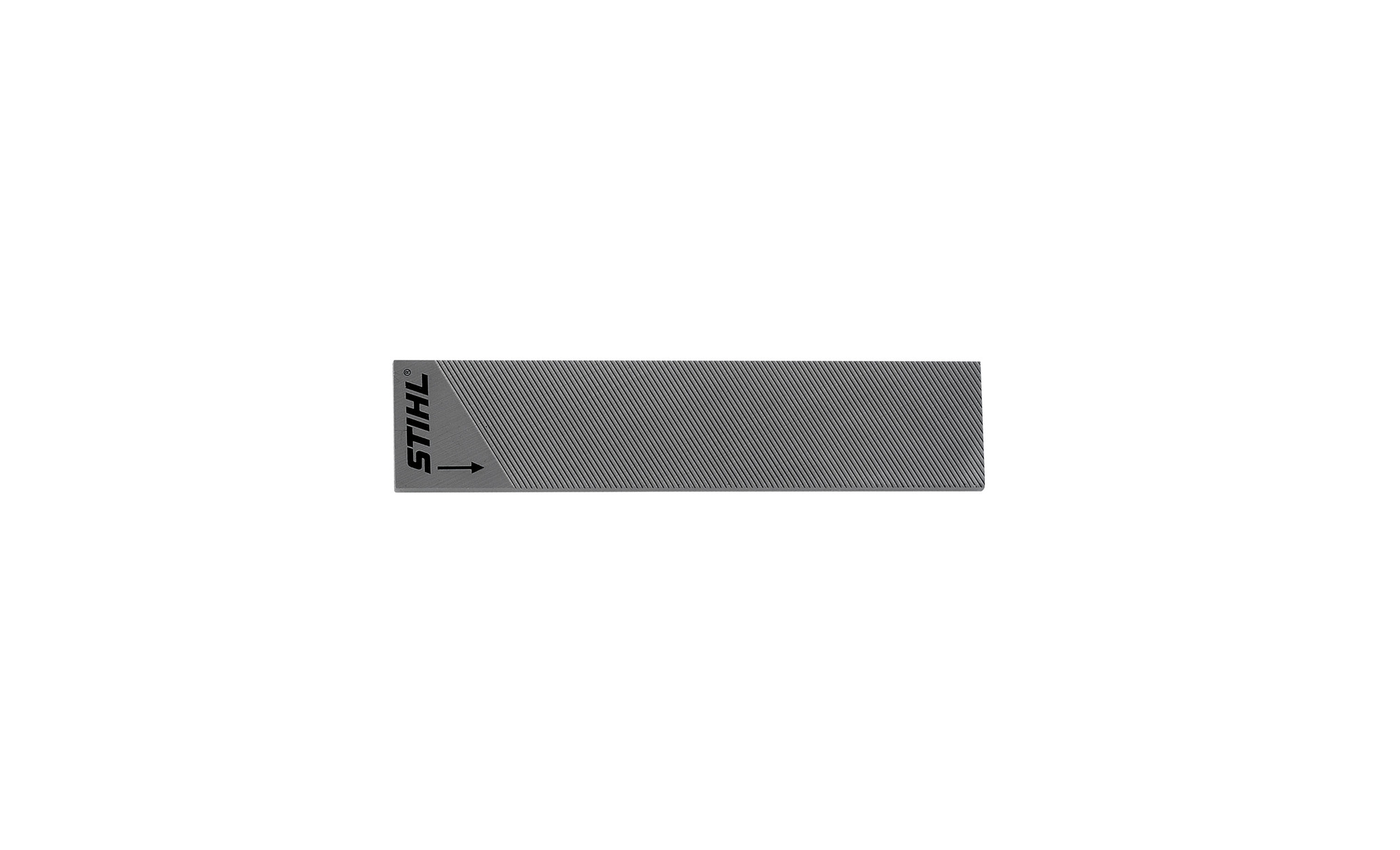Flat file for guide bar leveller.